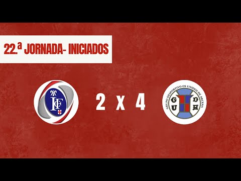 Jornada 22 (Iniciados)