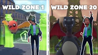 Catching a Shiny Pokémon in EVERY Wild Zone!