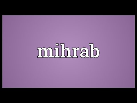 Mihrab Meaning