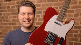 Video thumbnail for Red Sparkle Squier Telecaster Specs | Guitar Review & Tone Test by Jimmy Paragallo Guitar