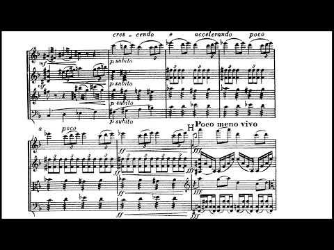 Maurice Ravel - String Quartet in F Major (audio + sheet music)