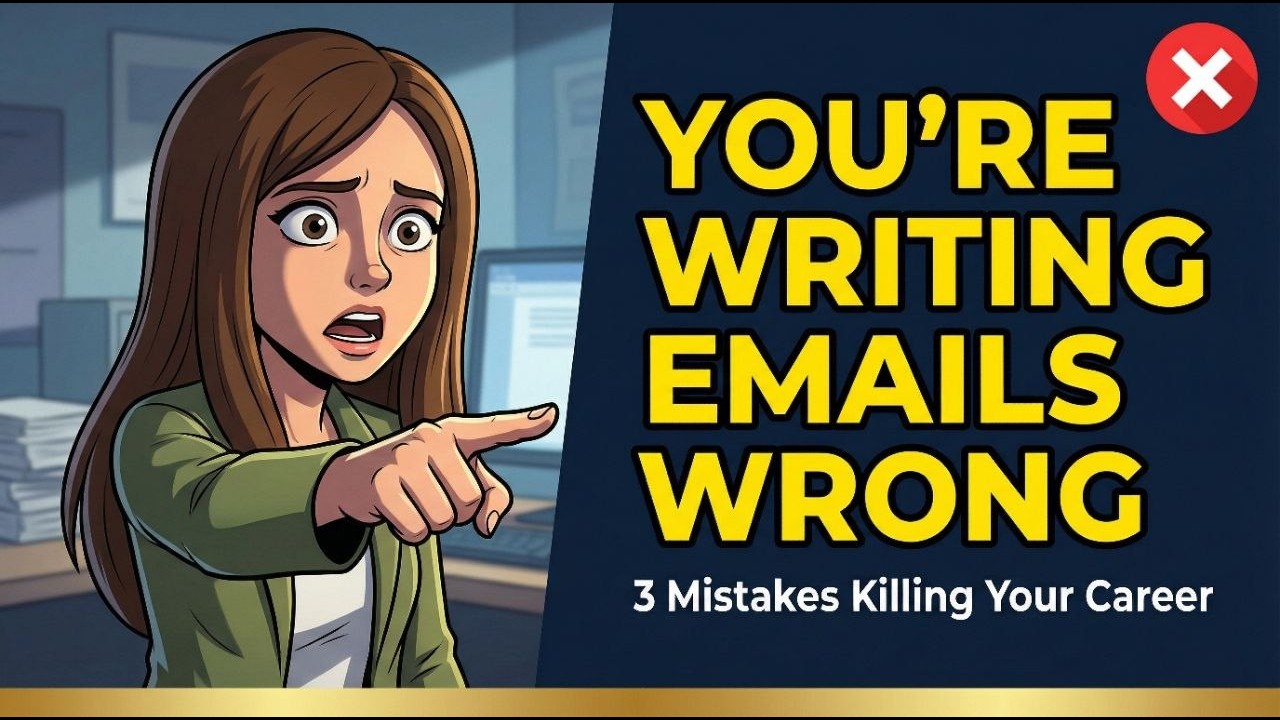 Stop Making These 3 Email Mistakes (Professional English Formula)