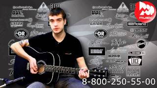 Video thumbnail for Акустическая гитара COLOMBO LF-4100 BK by PopMusicRu