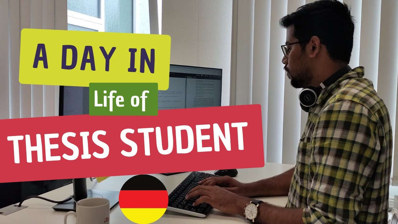 A DAY IN LIFE OF MASTER THESIS STUDENT IN GERMANY 🇩🇪