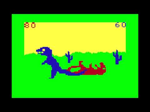 Dino Wars for the TRS-80 CoCo