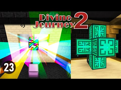 Threefold - Divine Journey 2: Ep23 - Rainbow Generator & Quantum Quarry! Modded Minecraft