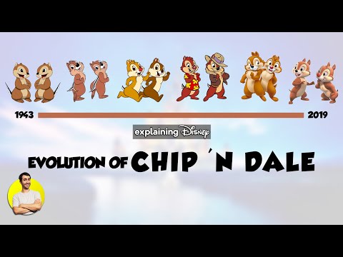Evolution of CHIP 'N DALE - 76 Years Explained | CARTOON EVOLUTION