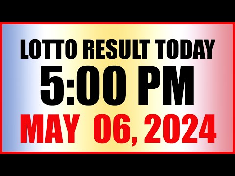Lotto Result Today 5pm May 6, 2024 Swertres Ez2 Pcso
