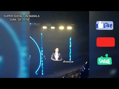 SUPER JUNIOR SIWON SPEAKING TAGALOG + GREETINGS SUPER SHOW 7 IN MANILA #superjunior #supershow7