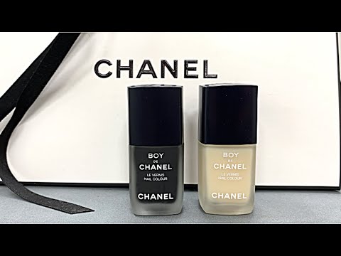 BOY DE CHANEL VERNIS  NATURAL & BLACK [DEMO AND REVIEW] 🤍 🖤