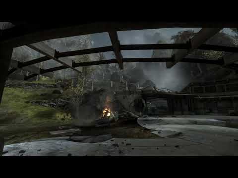 Halo: Reach Ambience - Light Rain on Tin Roof, Falcon Helicopter in the Distance, Winter Contingency
