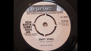 Dean Martin And Sammy Davis Jnr &#39;Sam&#39;s Song&#39; 1962 45 rpm