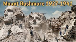 Mount Rushmore Construction - In Color (1927-1941)