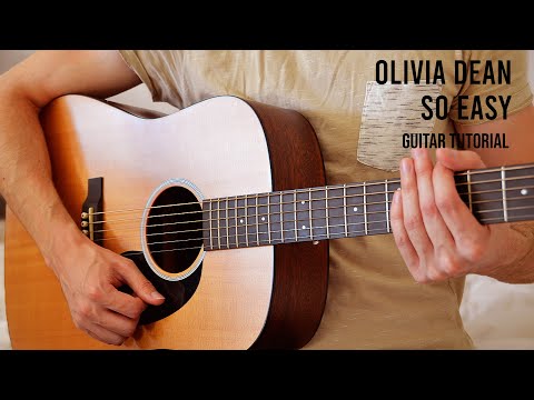 Olivia Dean - So Easy EASY Guitar Tutorial With Chords / Lyrics