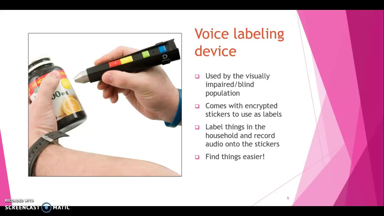 PowerPoint Presentation for Assistive Technology