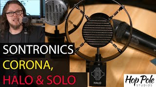 Video thumbnail for Sontronics Halo, Corona and Solo - fancy looking dynamic mics from the UK! by Adam Steel