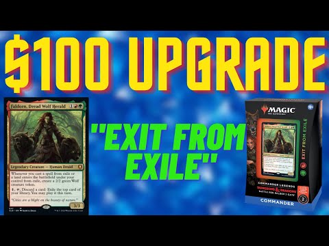 Exit from Exile Upgrade - Improving the Precon Commander Deck with $100