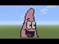 Minecraft Pixel Art Patrick Head