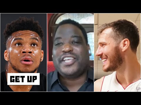 The calls at the end of Heat vs. Bucks Game 2 were garbage! - Damien Woody | Get Up