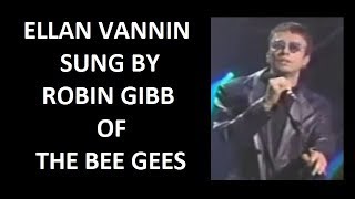 Ellan Vannin, Robin Gibb Live, English Lyrics onscreen