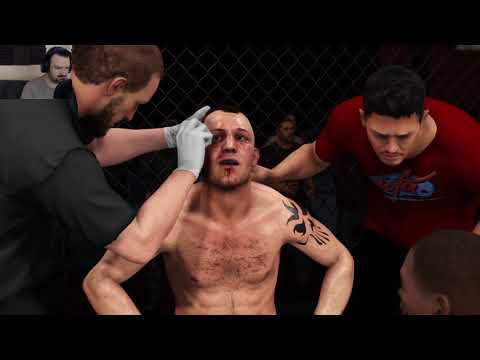 EA Sports UFC3 My Career playthrough pt4 - 2nd Fight Isn't Going So Well...