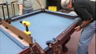 How to install a pool table - pockets and rails - Home Billiards