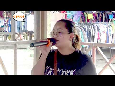 HANGADON ZOU DIAU = SYLVIA MOSES = busking 1st April 2023