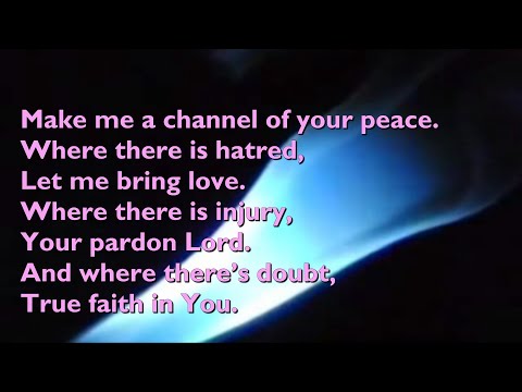 Make Me a Channel of Your Peace [with lyrics for congregations]