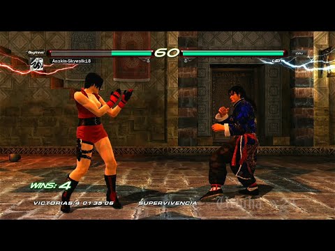 Nina Willians vs Lei - Tekken 6 ( Uchiha x24 ) PS3 Supervivencia
