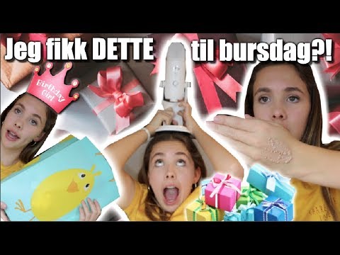 Jeg fikk DETTE til bursdagen min?!