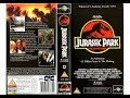 Original VHS Opening And Closing To Jurassic Park UK VHS Tape