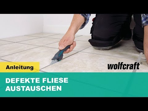 Defekte Fliese austauschen: So einfach geht's | wolfcraft