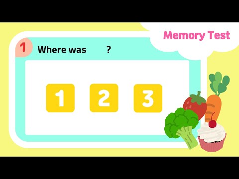 Help kids sharpen their memory! | Brain training game for preschooler and the whole family.