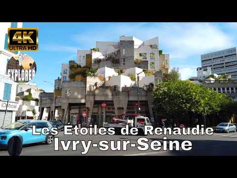 EXPLORING PARIS SUBURB  Ivry Sur Seine》Les Étoiles de Renaudie 2020 【4K】