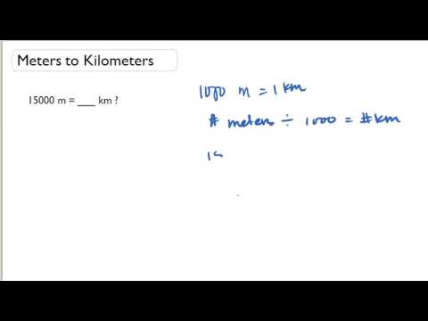 Meters to Kilometers