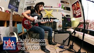 Video thumbnail for Carly Gibson Vox AV30 first impressions by Indie Folk Americana