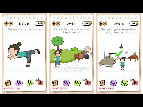 Brain Test 2 Fitness with Cindy Level 16 17 18 19 20 Walkthrough - YouTube