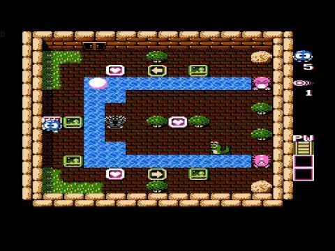 The Adventures of Lolo 2 for Nes Level 5 walkthrough with codes
