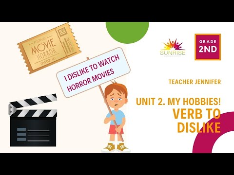 2nd Grade. Online Class. Unit 2. My Hobbies! Dislike/Do not like