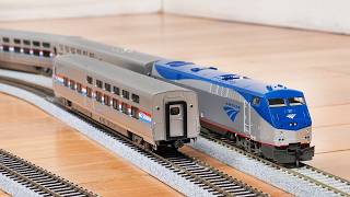 Kato HO Scale Amtrak Viewliner II P42 Train Unboxing