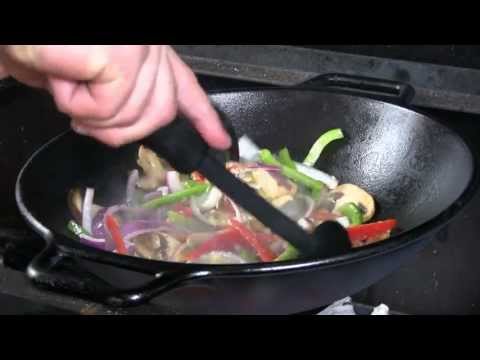 SmokingPit.com - Sesame Soy Beef with Shrimp Stir Fry...