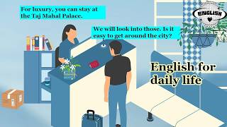 Chat with the Receptionist | Which places should I visit in Mumbai? | English for daily life