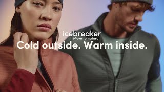 Icebreaker Cold outside. Warm inside.