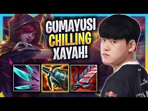 GUMAYUSI CHILLING WITH XAYAH! - T1 Gumayusi Plays Xayah ADC vs Tristana! | Bootcamp 2023