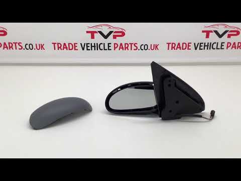 Fits Ford Focus 1998-2005 Door Wing Mirror Heated Electric Primed-Gray Passenger Side video