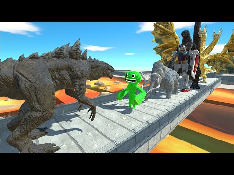 Zilla VS Kaiju Monster Lava Death Run - Animal Revolt Battle Simulator