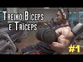EXPLODINDO OS BRAÇOS #1 TREINO DE BÍCEPS E TRÍCEPS (FINAL DO OFF)