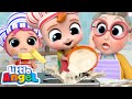 Baking With Grandma Pat A Cake Song Little Angel Kid Songs Nursery Rhymes