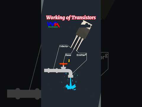 Working of Transistors Explained #transistor #electronic