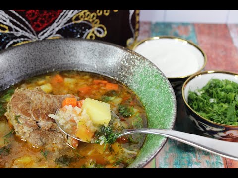 "Mastava", Uzbek Lamb and Rice Soup! Liquid Plov(Pilav). Very popular dish in Uzbekistan.
